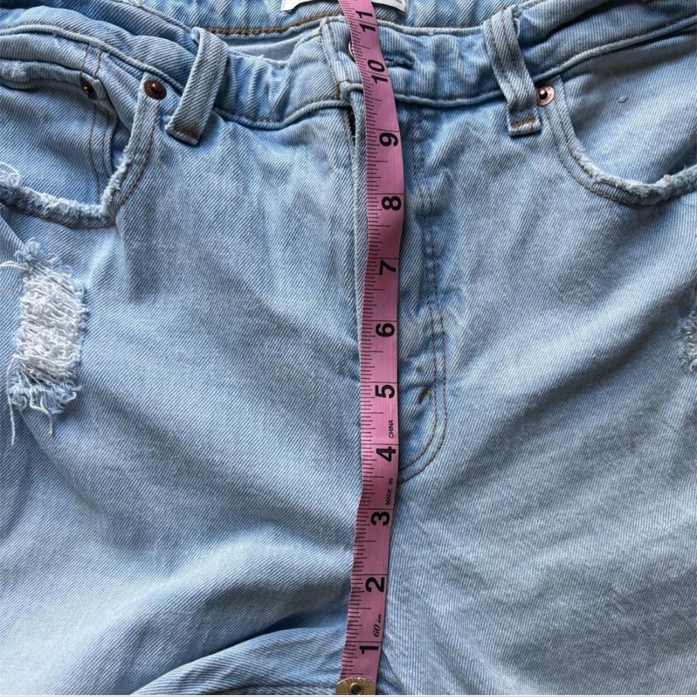 Abercrombie & Fitch The Skinny High Rise Curve Love Distressed Jeans Size 27 4 L - Picture 11 of 16